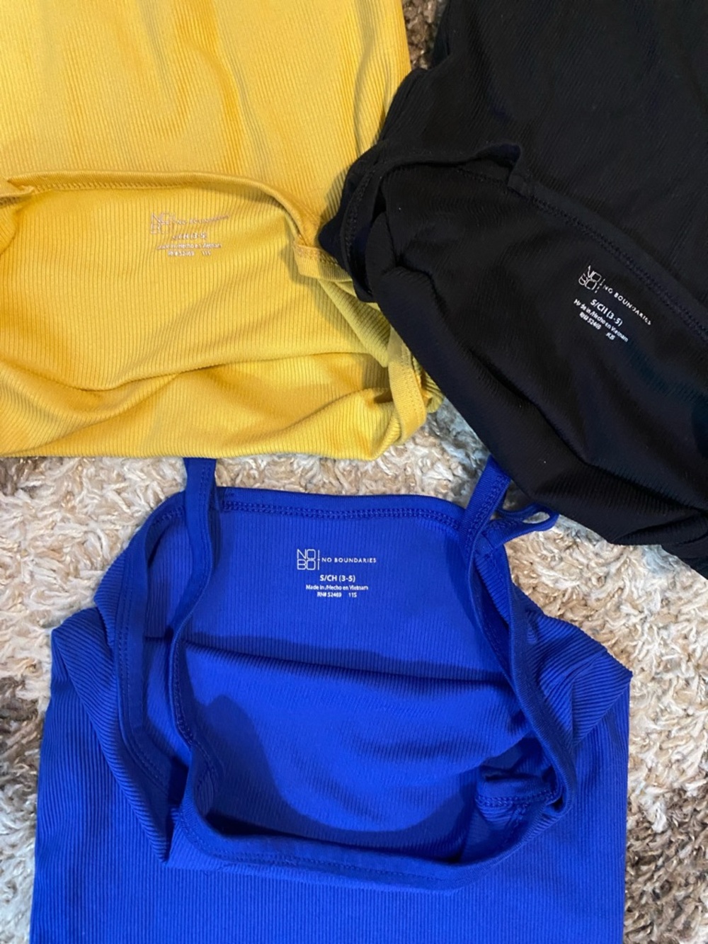 3PC Ribbed Tanks - Picture 5 of 5